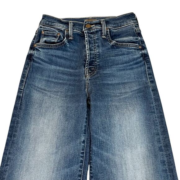 Lil Mother Lil Tomcat Roller Sneak Jeans 25 Petite Wide Sixth Sense Wash ALTERED - Picture 2 of 15